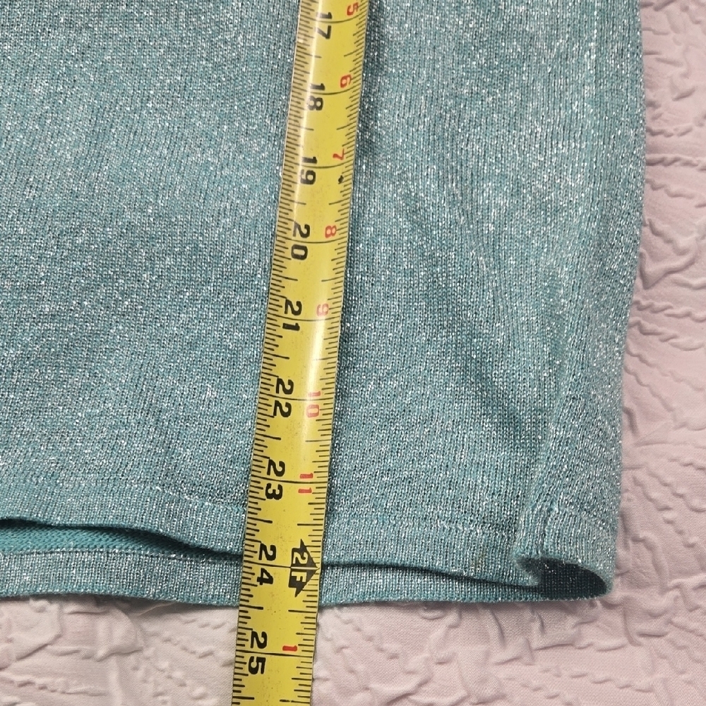 Susan Graver Sparkling Teal Tank Top - Picture 4 of 6